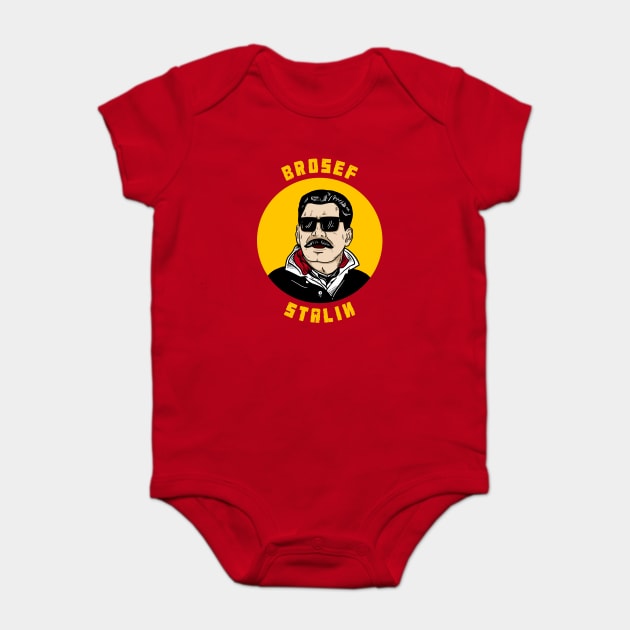 Brosef Stalin Baby Bodysuit by dumbshirts